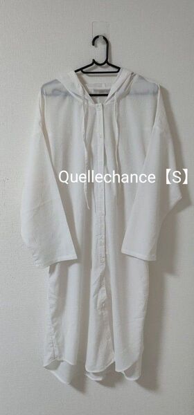 Quellechance ケルシャンス ロングシャツワンピース 羽織 白 S