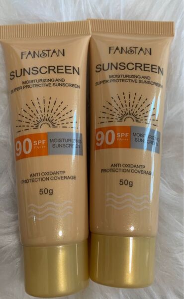 FANSTAN 日焼け止め SPF90 PA+++ 50g 2個セット