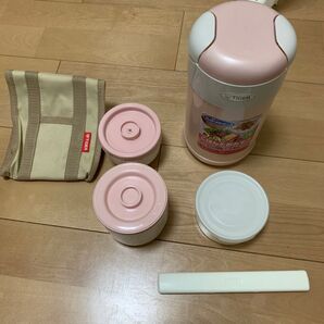 【未使用品】タイガー ステンレスランチジャー LWR-A ピンク