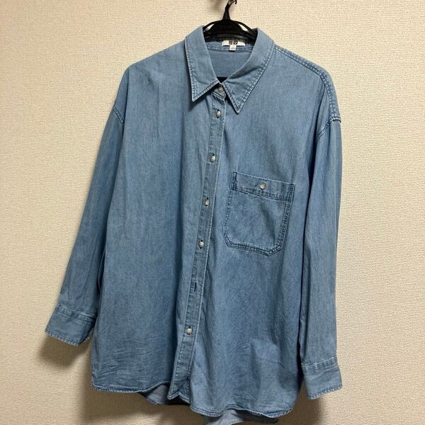 ユニクロ ユー UNIQLO U デニムシャツ L
