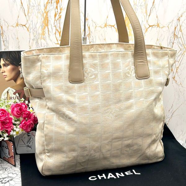 ★美品★ CHANEL シャネル ニュートラベルライン トートバッグ GM