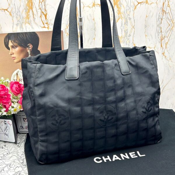 ★極美品★ CHANEL シャネル ニュートラベルライン トートバッグ MM