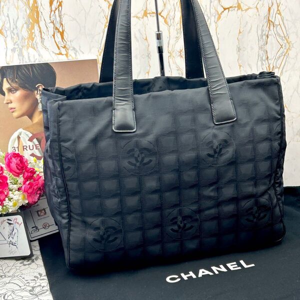 ★極美品★ CHANEL シャネル ニュートラベルライン トートバッグ MM