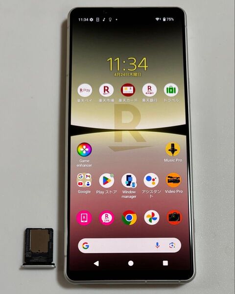 焼け ぷち美品 Android 14 128G XQ-CQ44 SONY Xperia 5 IV 楽天モバイル 国内版SIMフリー