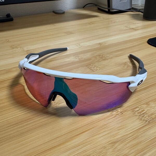 OAKLEY オークリー サングラス レーダーイーブイ アジアフィット Polished White Prizm Golf