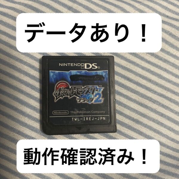 【早い者勝ち】ブラック2 Nintendo DS ソフト ポケモン ポケットモンスター 24時間以内発送可能!