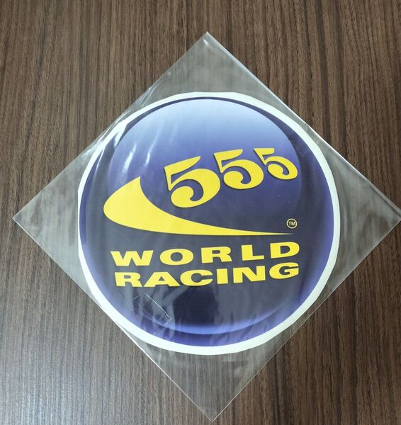ホンダF1 555 WORLD RACING ステッカー 未使用