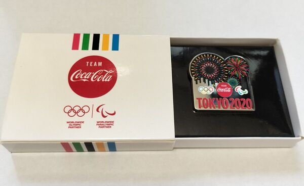 東京2020オリンピック TEAM Coca-Cola ピンバッジ