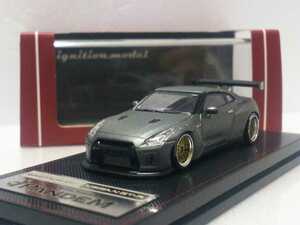 IG 1/64 TAS19限定 パンデム 日産GT-R PANDEM R35 チタニウムグレー イグニッションモデル ignition Titanium Gray 1598/1818 オートサロン