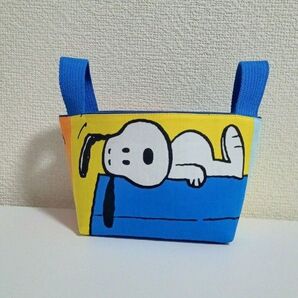 ハンドメイド布バスケット 新品未使用
