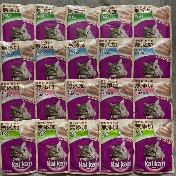 カルカン 猫 パウチ 総合栄養食 やわらかパテ 4種 70g 20袋