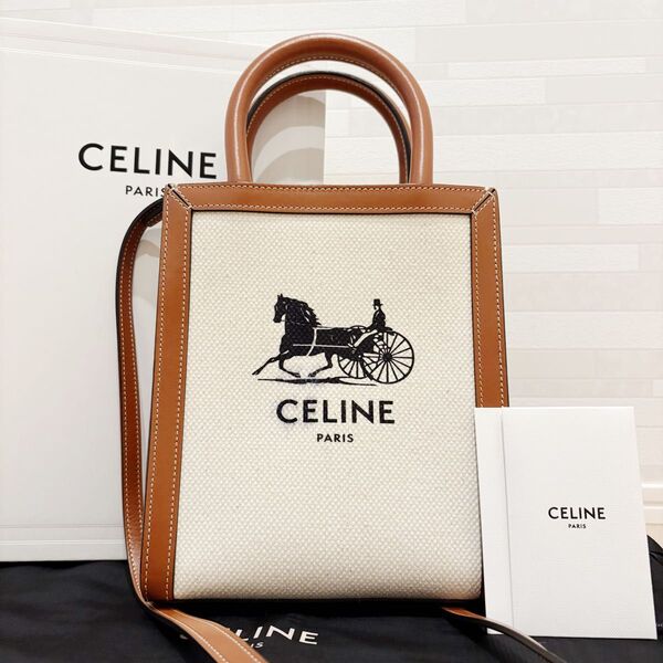 早い者勝ち【極美品】セリーヌ カバ ショルダーバッグ ハンドバッグ トートバッグ 馬車 正規品 保存袋 箱