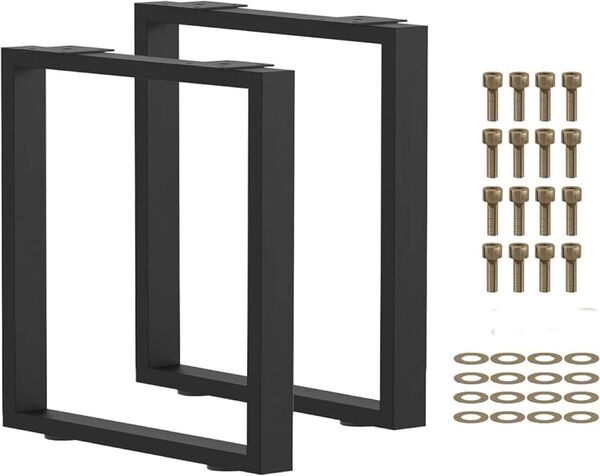 テーブルキッツ脚 2本セット DIY 取り替え口型高さ50cm 奥行45cm