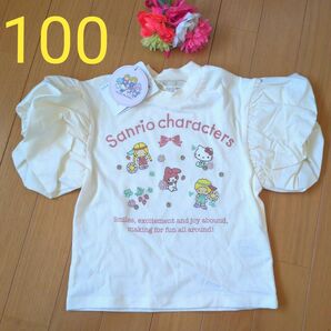 新品☆ しまむら ルルアミ サンリオ 半袖Tシャツ トップス 100 女の子 Tシャツ