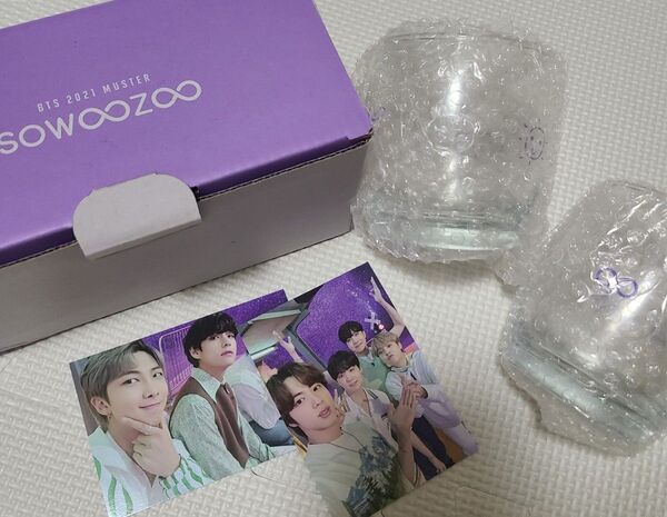 BTS SOWOOZOO ソウジュ グラスセット トレカ付き