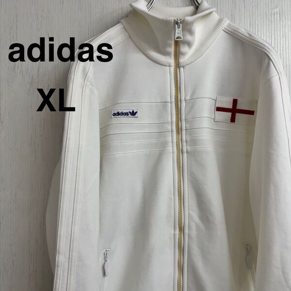 アディダスオリジナルス トラックジャケット XL ホワイト イングランド