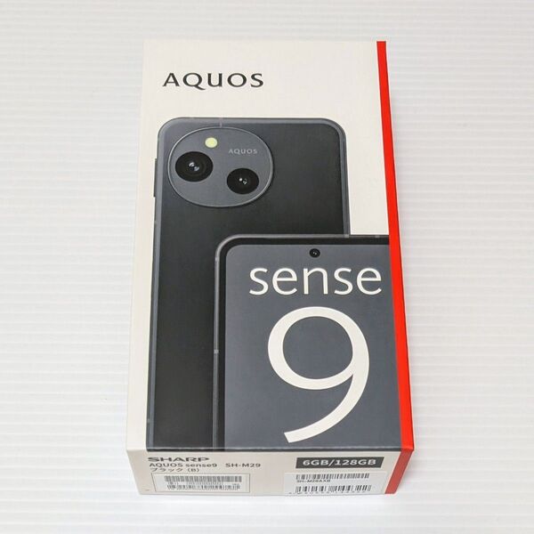 新品未開封 SHARP AQUOS sense9 SH-M29 ブラック 6GB/128GB