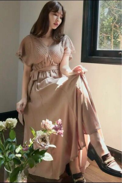 ハーリップトゥ Herlipto Bon Voyage Belted Long Dress