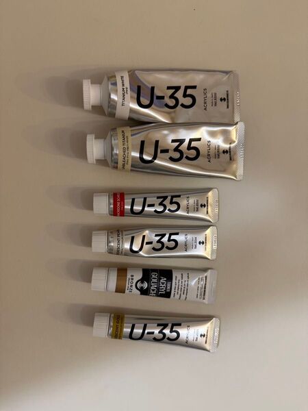 ターナー u-35 アクリル絵の具 6色セット