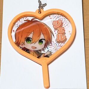 すとぷり ジェル ハート型ミニうちわキーホルダー