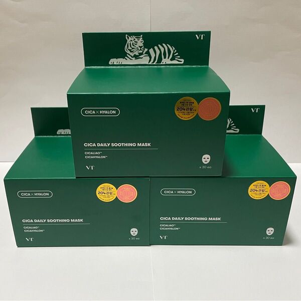 【新品】VT シカ CICA デイリースージングマスク 30枚×3 シートマスク パック