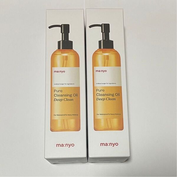 【新品】manyo マニョ Pure Cleansing Oil Deep Clean クレンジングオイル 200ml×2