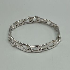 ティファニー TIFFANY クリップシェイプリンクブレスレット 希少