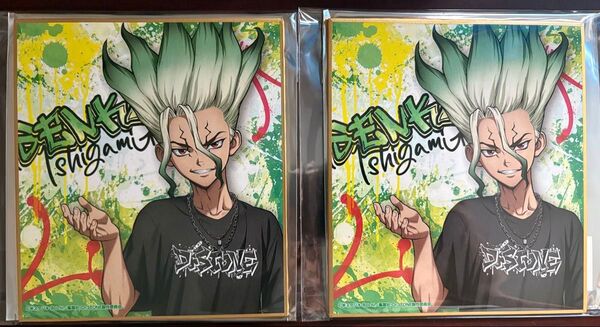 Dr.STONE 渋谷109 WALLMA トレーディングミニ色紙 石神千空