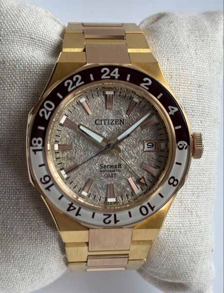 シチズン CITIZEN シリーズエイトSeries 8 メカニカル 880 リミテッドGMT ゴールド
