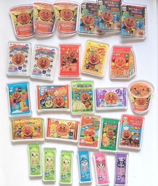 アクリル パーツ 4cm アンパンマン お菓子 食べ物