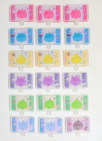 アクリル パーツ 4cm カン付き