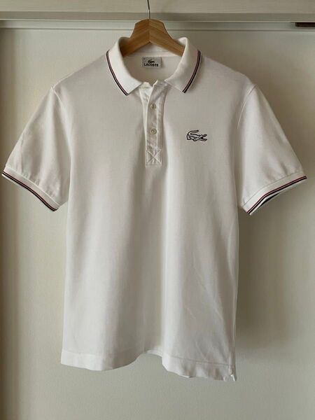 LACOSTE ラコステ ポロシャツ 白デカワニ