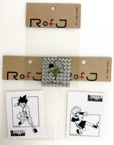 RofJ限定ステッカー HUNTER×HUNTER ゴン キルア 3種セット