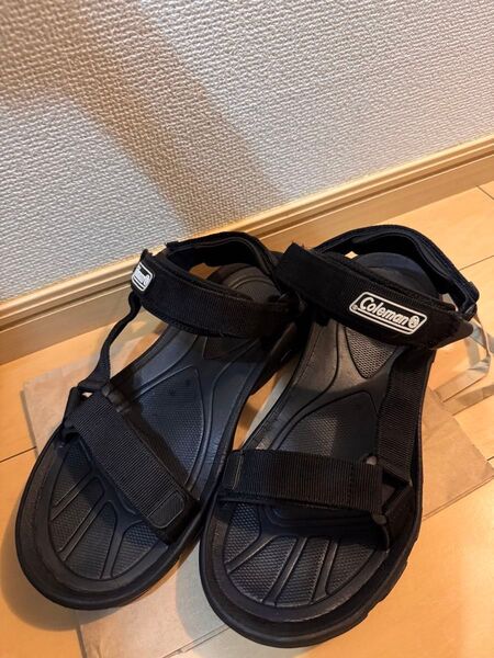 Coleman サンダル 黒 ブラック 27cm