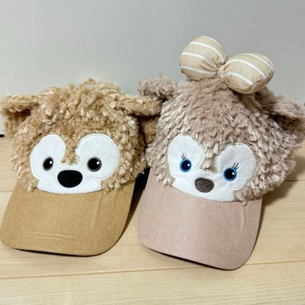 【2個セット】ディズニー ダッフィー シェリーメイ 帽子 ファンキャップ キャップ ぬいぐるみ カチューシャ