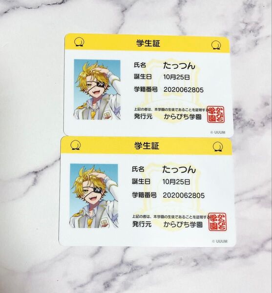 カラフルピーチ たっつんさん 学生証 からぴちパラダイス2025