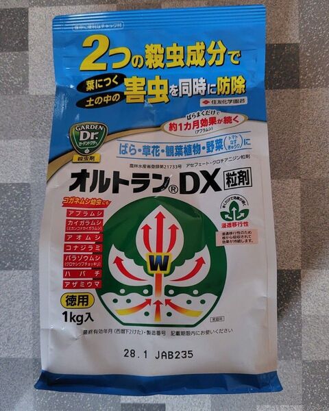 オルトランDX 粒剤 1kg 殺虫剤 園芸