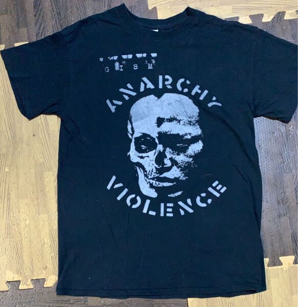 【貴重】 G.I.S.M GISM ギズム バンドTシャツ スカル&メッセージプリント #パンク#PUNK#ハードコア#ジャパコア