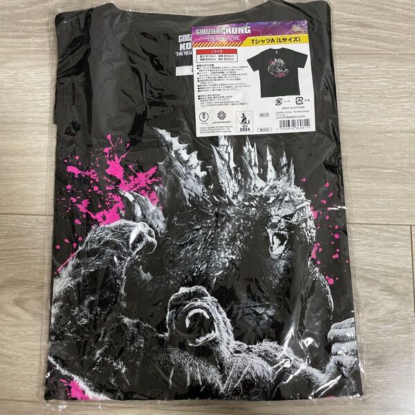 ゴジラvsコング Tシャツ Lサイズ 新品未開封 GODZILLA KONG