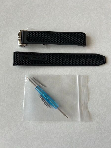 【新品未使用】OMEGAスピードマスター用ラバーベルト Dバックル付き 並行輸入品 スウォッチOK