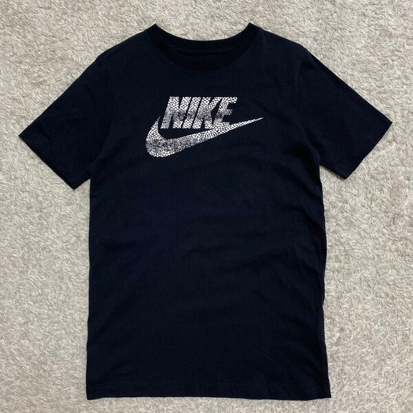 THE NIKE TEE ナイキ レディース ロゴプリントTシャツ 黒×白 半袖 Tシャツ