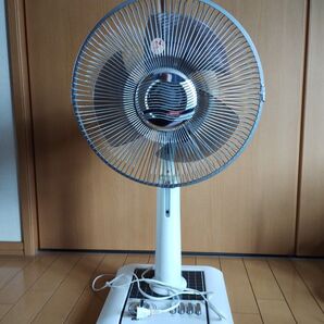 ナショナル 扇風機 レトロ ホワイト/ブラック