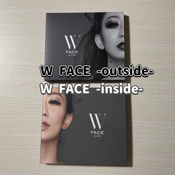 倖田來未 WFACE outside inside アルバム セット 中古品 CD+DVD