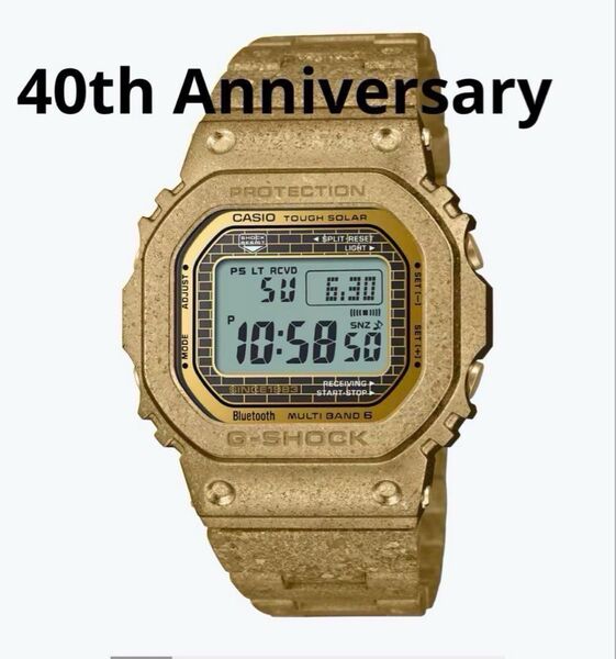 カシオ G-SHOCK40周年限定モデル GMW-B5000PG-9JR 新品未使用