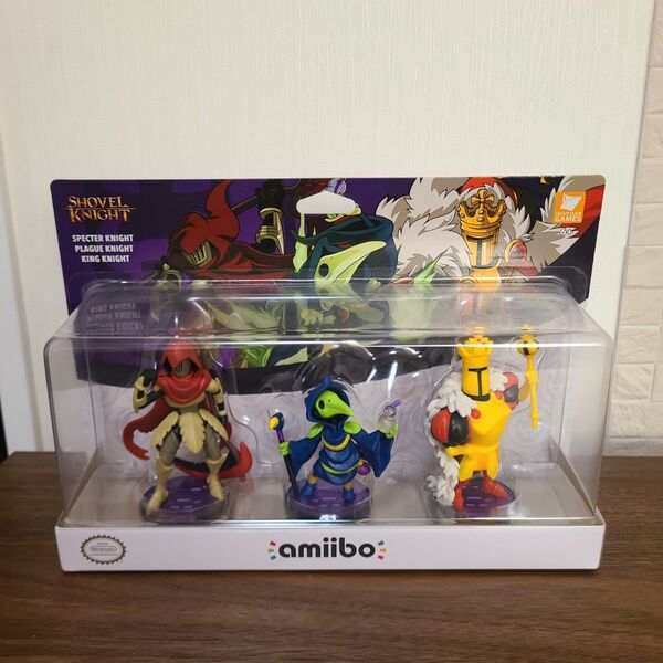 【未開封】amiibo ショベルナイト スペクター プレイグ キング 3体セット 海外限定