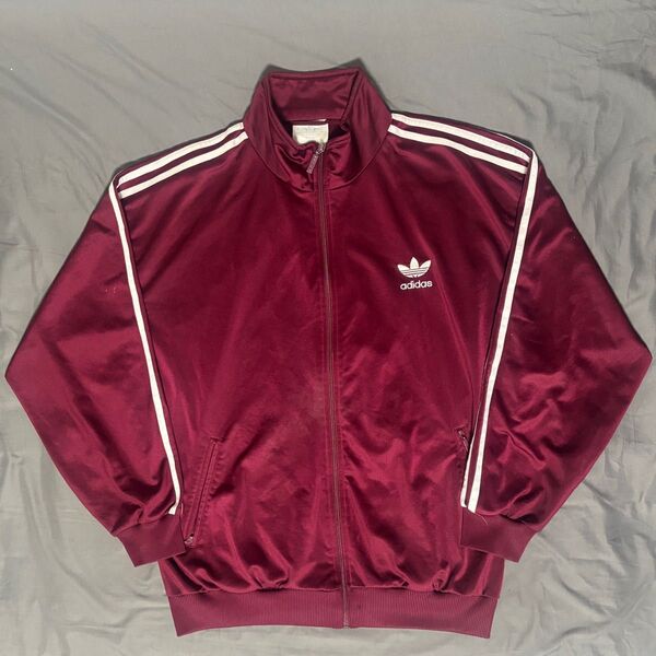 【adidas】80sアディダス トラックジャケット L ヴィンテージ古着 ロゴ