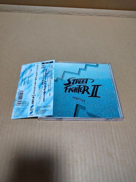 「ストリートファイターⅡ アルフライラ with 鳥山雄司」中古CD ステッカー・ハガキ付 カプコン サウンド・シリーズ