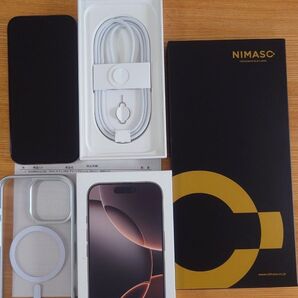 iPhone 16 Pro 256GB デザートチタニウム バッテリー容量 100% Apple SIMフリー
