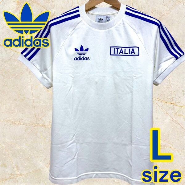 完売品 日本未発売 adidas アディダス サッカー イタリア代表 オフィシャルグッズ Tシャツ 半袖 半袖Tシャツ トップス