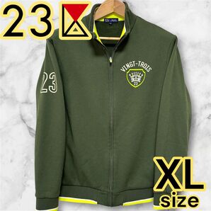 XL 人気サイズ 23区 ゴルフウェア フルジップ スウェット ブルゾン トレーナー ハイネック ジップアップ ボア生地